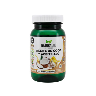Aceite de Coco y Ajo Natura506 90 Cáps