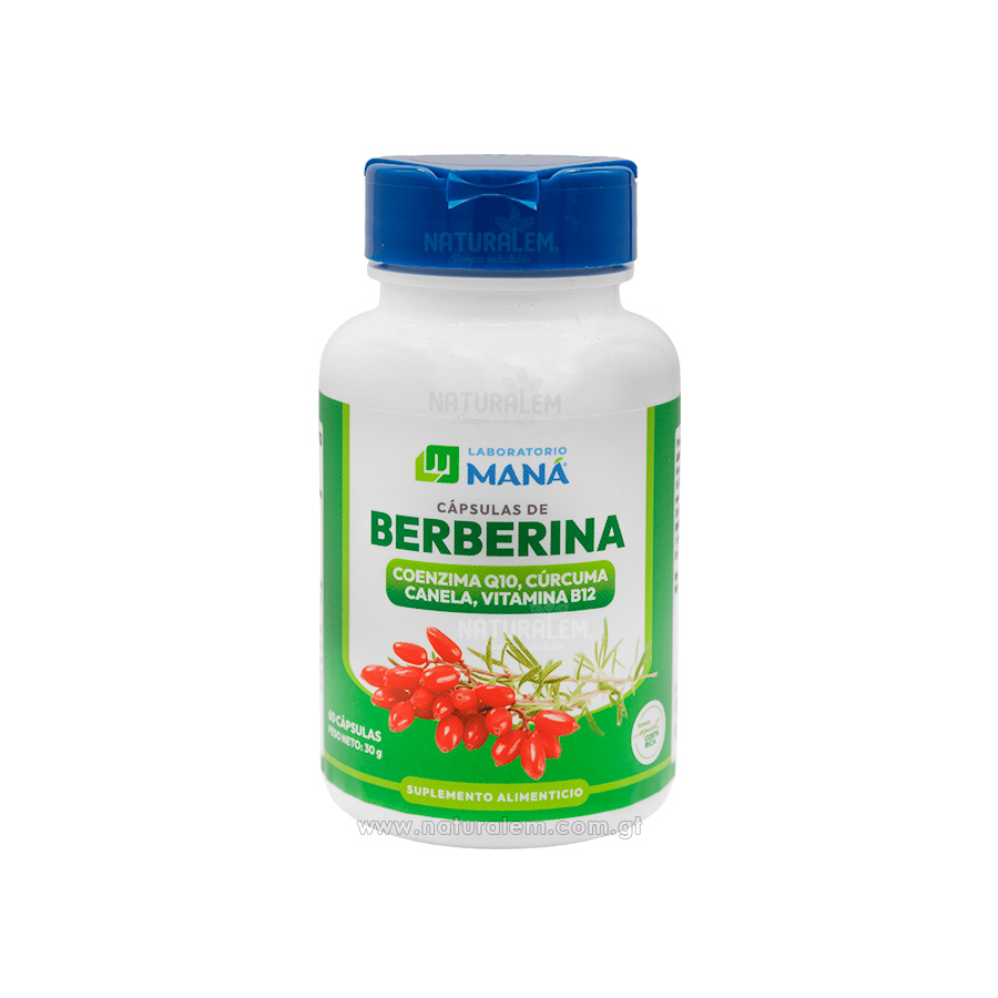 Berberina El Maná 60 Cápsulas