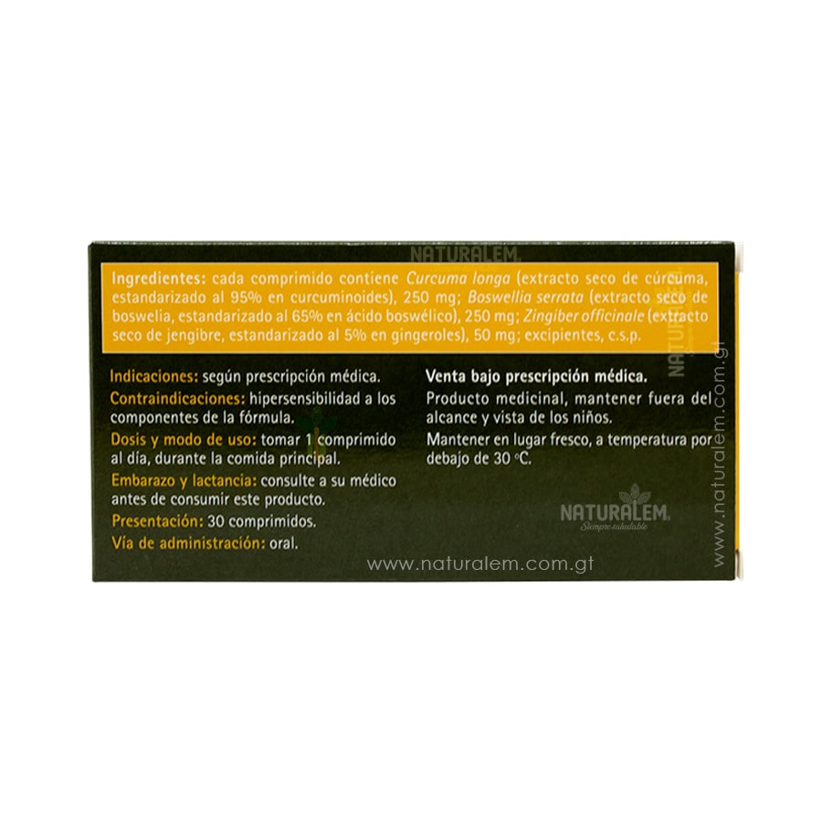 Curcumin 3 Tegor: Antiinflamatorio Natural (30 Comprimidos) - Imagen 3