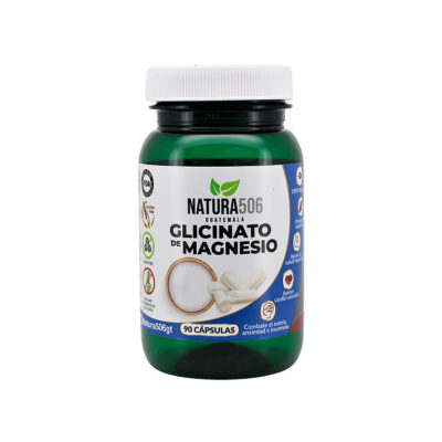 Glicinato de Magnesio Natura506 90 Cápsulas