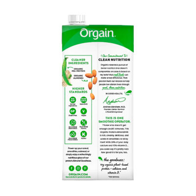 Leche de Almendra con Proteína Orgain