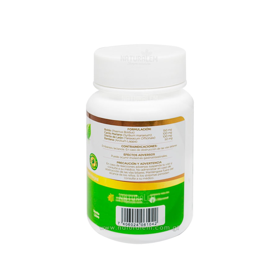 Liverfor Dipronat: Protector Hepático Natural 60 Cápsulas - Imagen 2