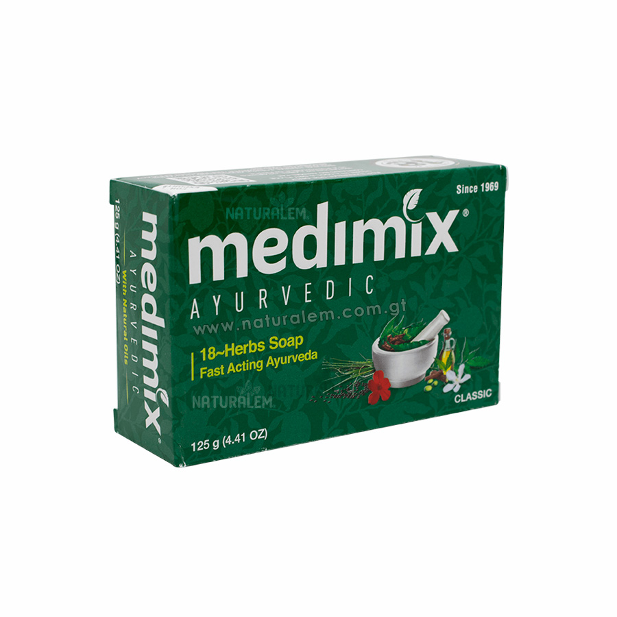 Jabón Medimix 18 Hierbas: Control de Acné y Piel Grasa (125g)