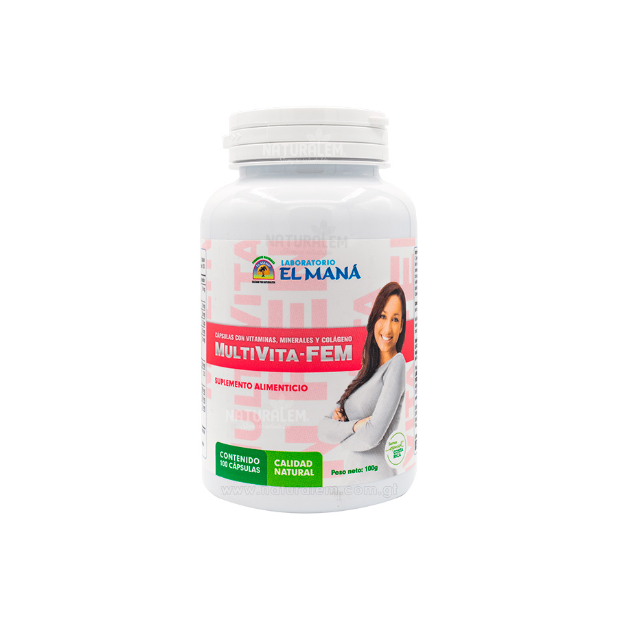 Multivita Fem El Maná - Multivitamínico para Mujer