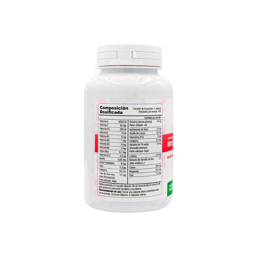 Multivita Fem El Maná - Multivitamínico para Mujer