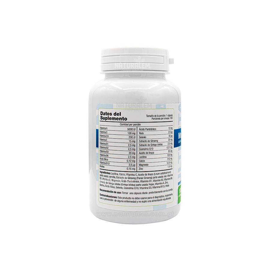 Multivita Men El Maná Multivitamínico para Hombre