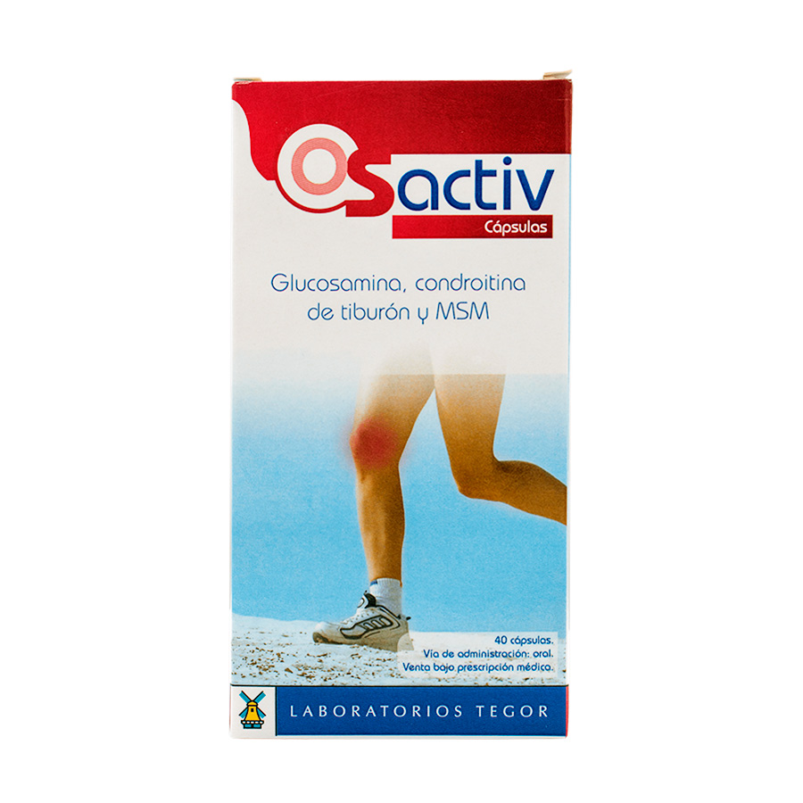 Osactiv Tegor - Glucosamina + Condroitina + MSM 40 Cápsulas - Imagen 2