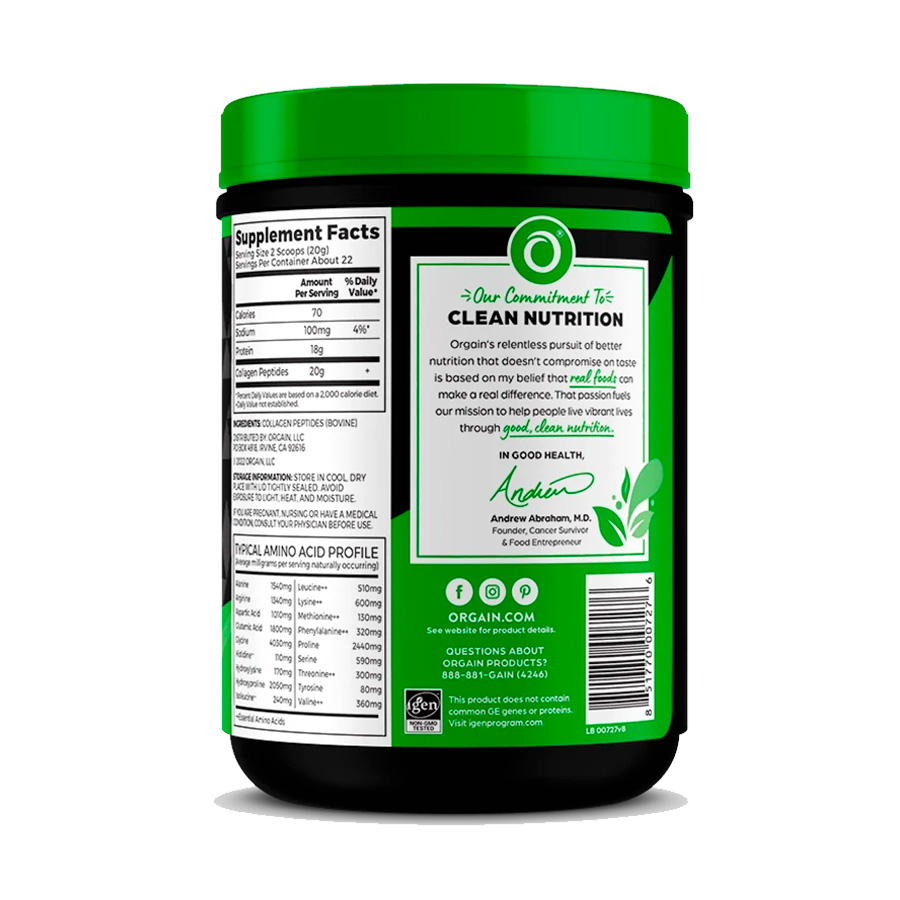 Collagen Peptides Orgain 1lb