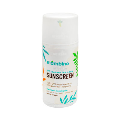 Protector Solar Mineral, Mambino Organics, SPF30 Bebés, Protector Solar Zinc No Nano, Cuidado Piel Sensible, Sin Gluten, Fabricado en USA
