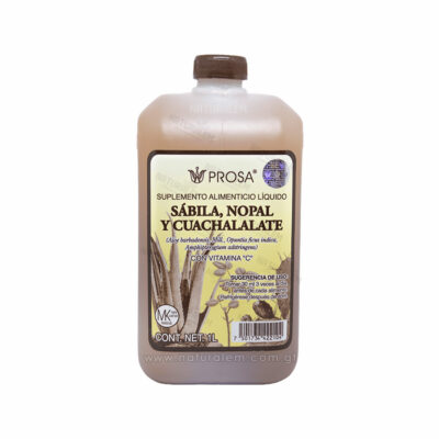Bebida de Sábila, Nopal y Cuachalalate Prosa 1L