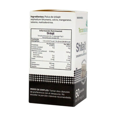 Shilajit Tecnonatura 60 Cápsulas