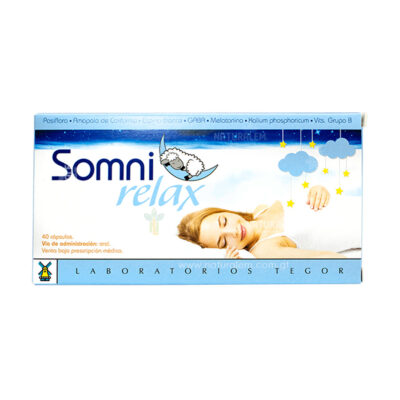 Somnirelax Tegor 40 Cápsulas