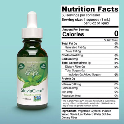 Stevia Líquida SteviaClear SweetLeaf 60ml