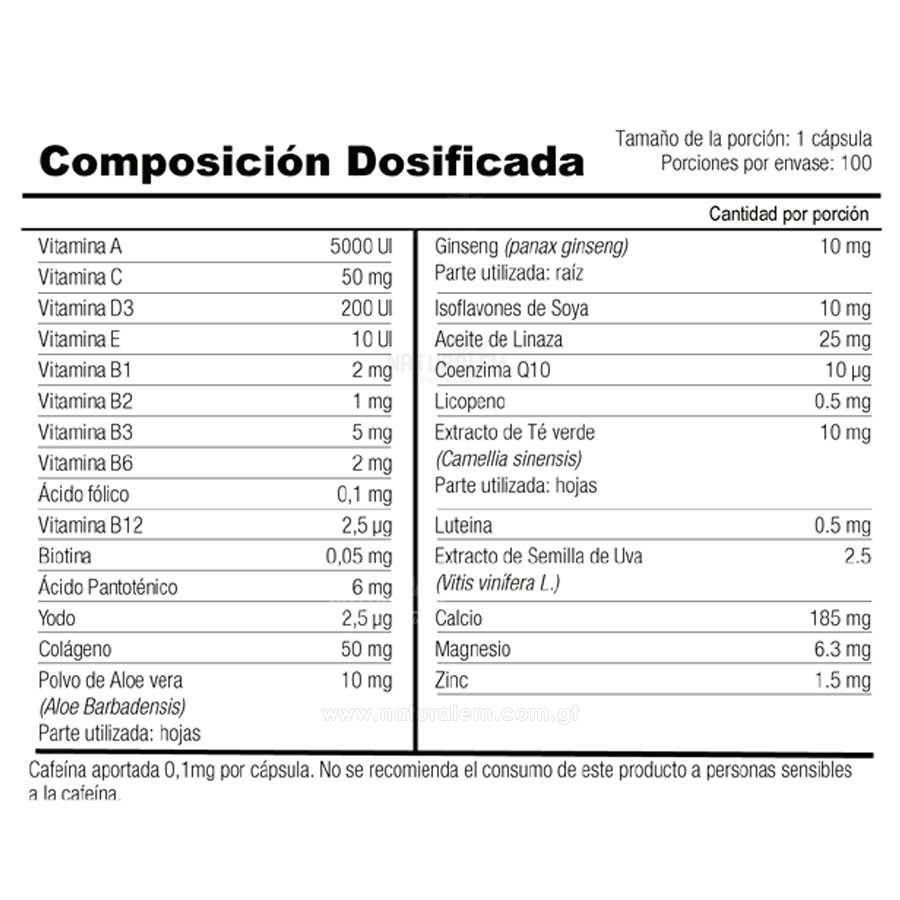 Multivita Fem El Maná - Multivitamínico para Mujer