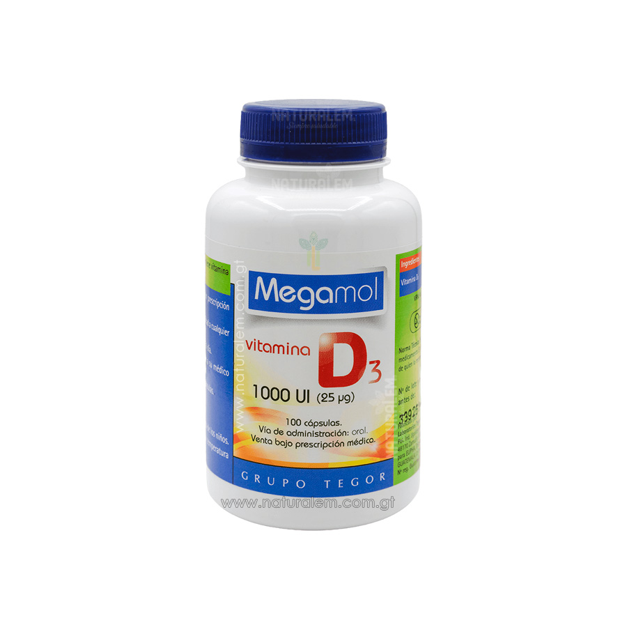 Megamol Vitamina D3 Tegor 1000 UI
