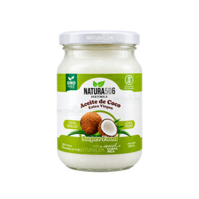 Aceite de coco extra virgen Natura506 250ml prensado en frio