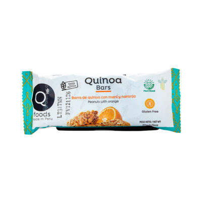 Barritas de quinoa QFoods 20g sabores surtidos snack sin gluten