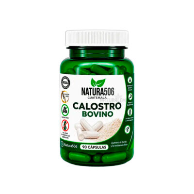 Calostro bovino Natura506 90 capsulas 1000mg inmunidad y salud intestinal