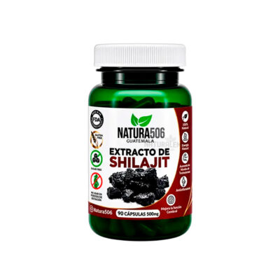 Extracto de Shilajit Natura506 90 capsulas adaptogeno acido fulvico