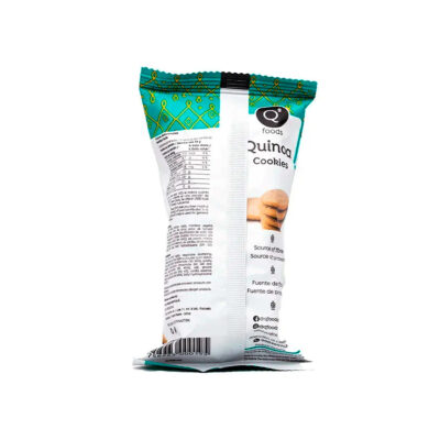 Galletas de quinoa real QFoods 68g sabor natural sin gluten