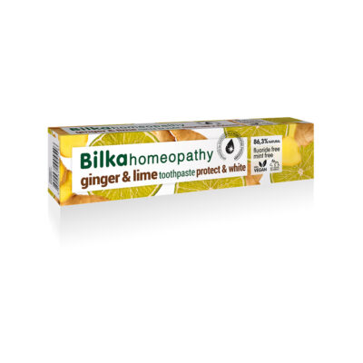 Pasta dental Bilka Homeopatia Jengibre y Lima 75ml sin fluor