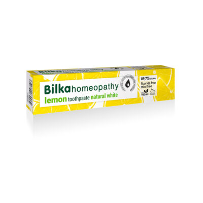 Pasta dental Bilka Homeopatia Limon Natural White 75ml sin fluor