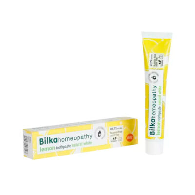 Pasta dental Bilka Homeopatia Limon Natural White 75ml sin fluor