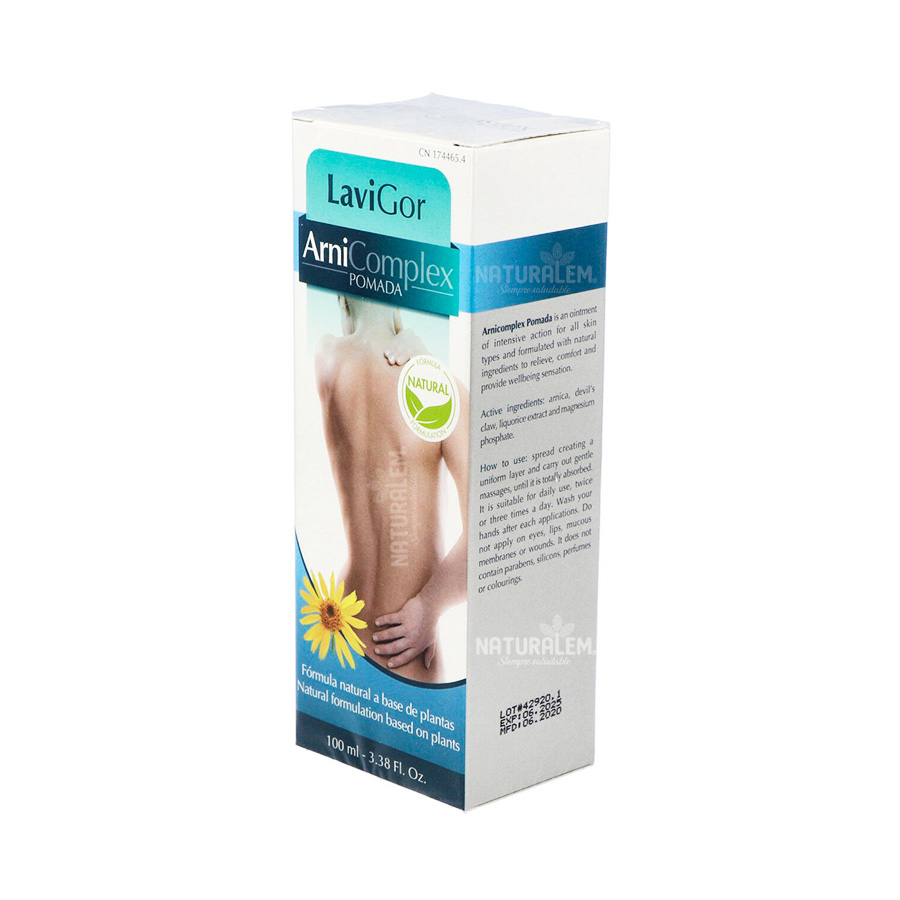 Pomada muscular Lavigor ArnicComplex 100ml arnica y harpagofito