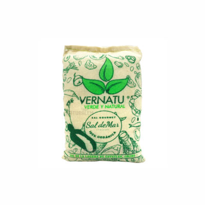 Sal de mar natural Vernatu 500g sal gourmet artesanal